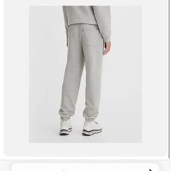 Levi's® Men's Relaxed Fit Tapered
Sweatpants - Gray - Picture 4 of 8